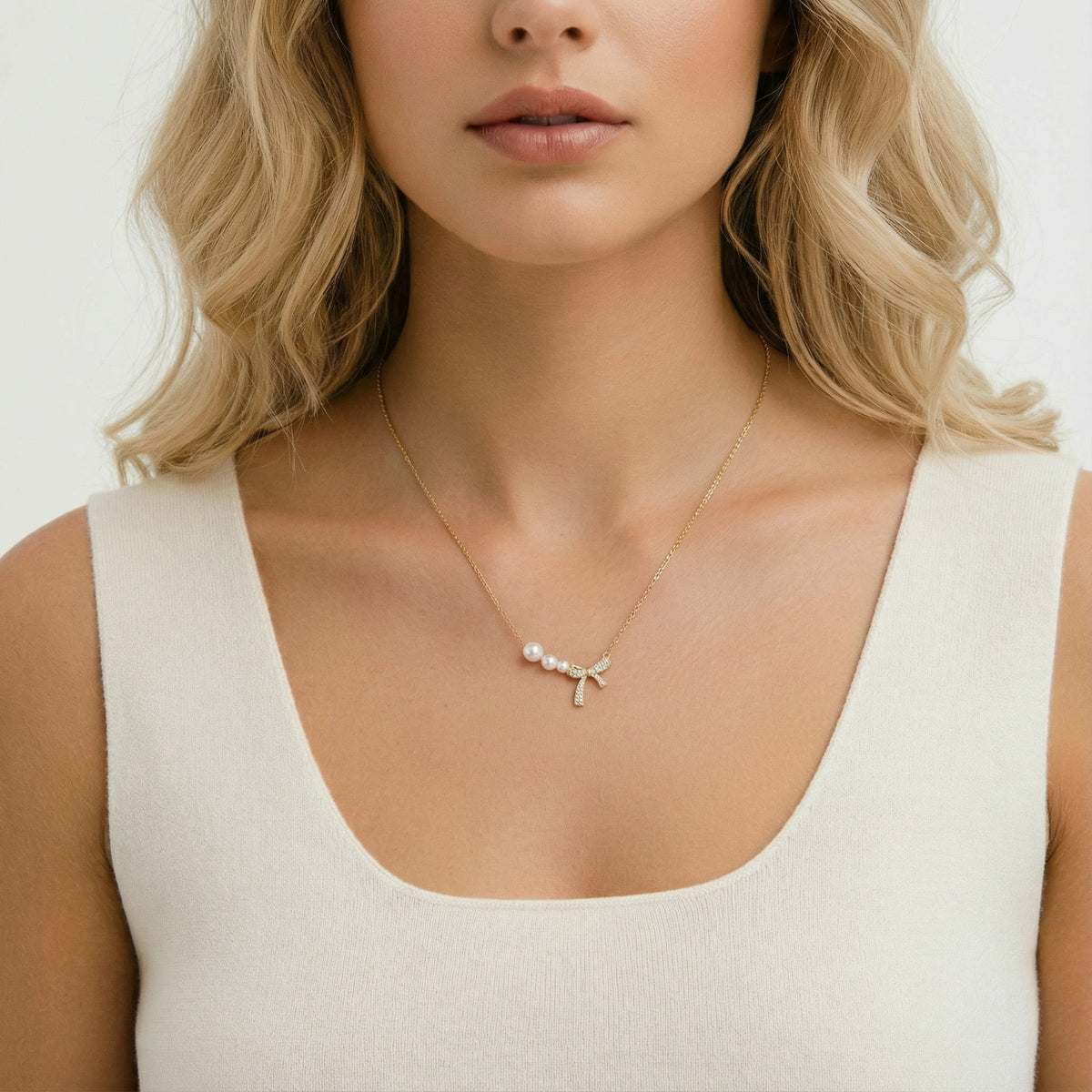 Parel Strik Dromen Ketting