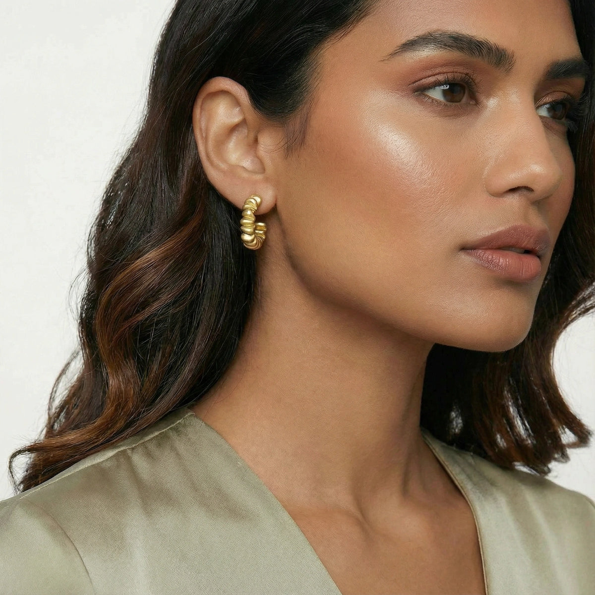 Gedraaide Gouden Hoops