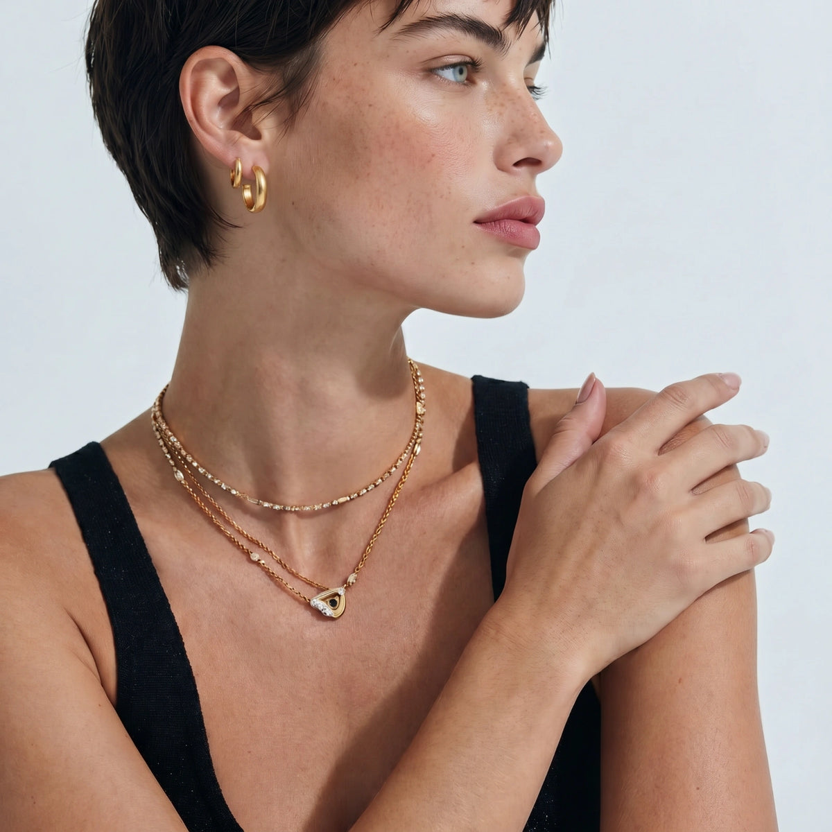 Golden Hour Oorbellen Set